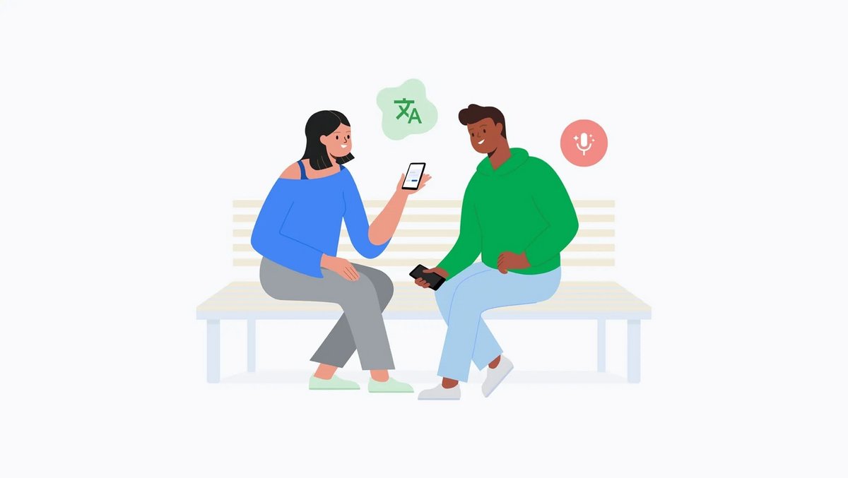 La traduction en temps réel universelle est en route. © Google