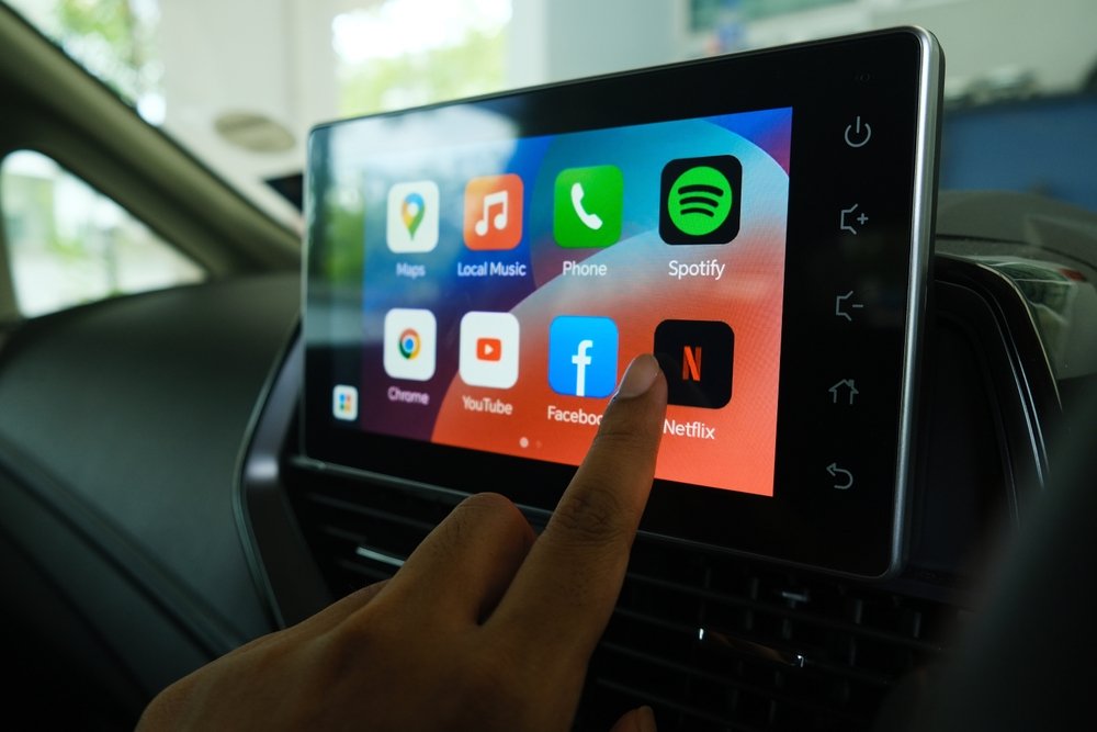 Le logo d'Android Auto. ©Topuria Design / Shutterstock