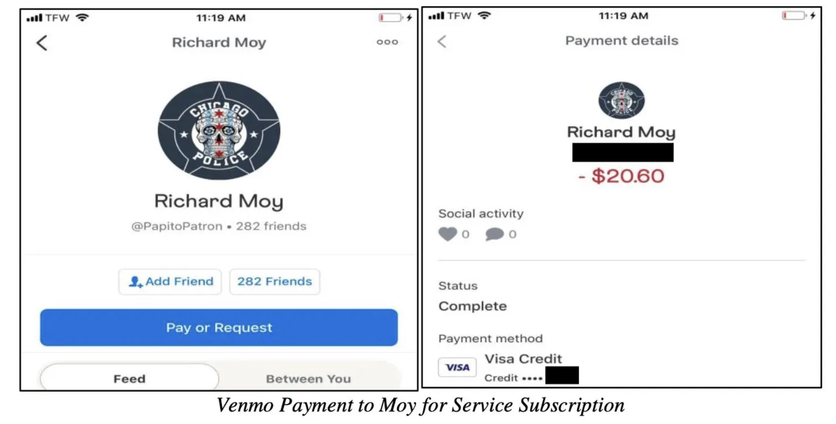 Paiement Venmo pour le service IPTV