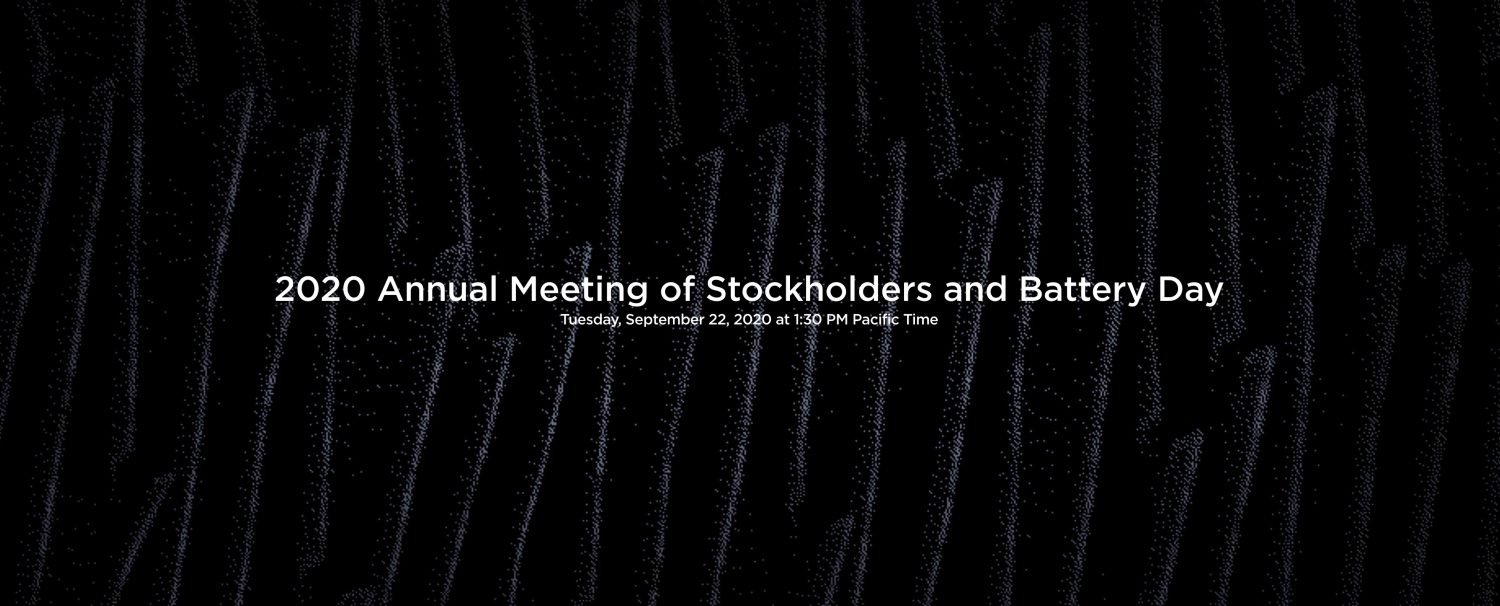 Tesla Battery Day 2020