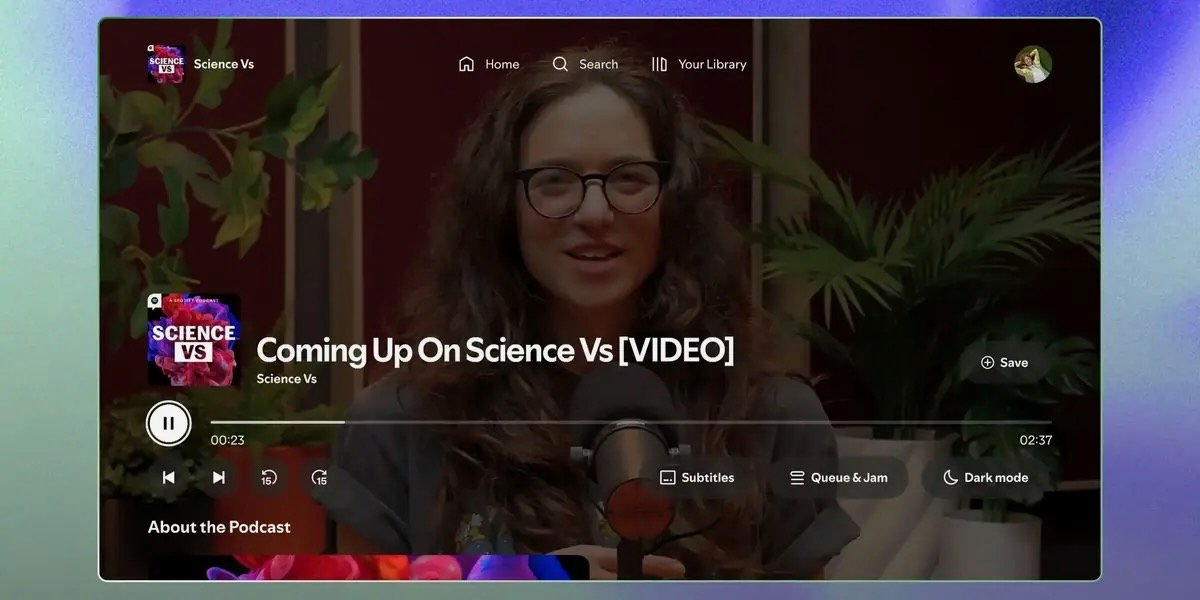 Une app entièrement remise au goût du jour. ©Spotify