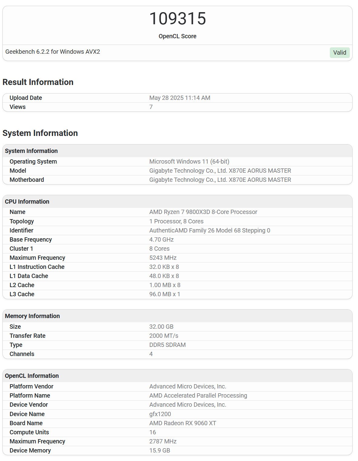 AMD Radeon RX 9060 XT