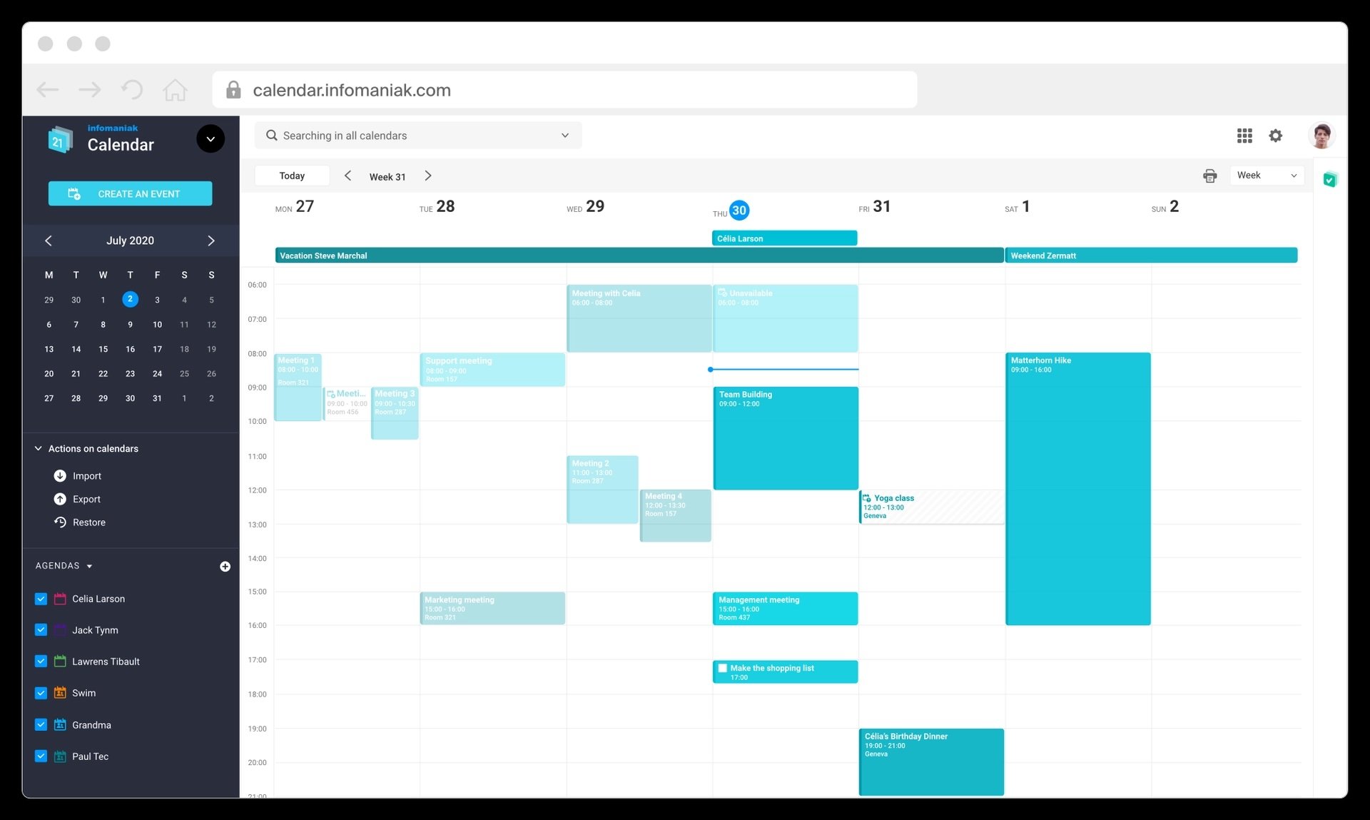Infomaniak renforce son écosystème avec une app calendrier à l'horizon