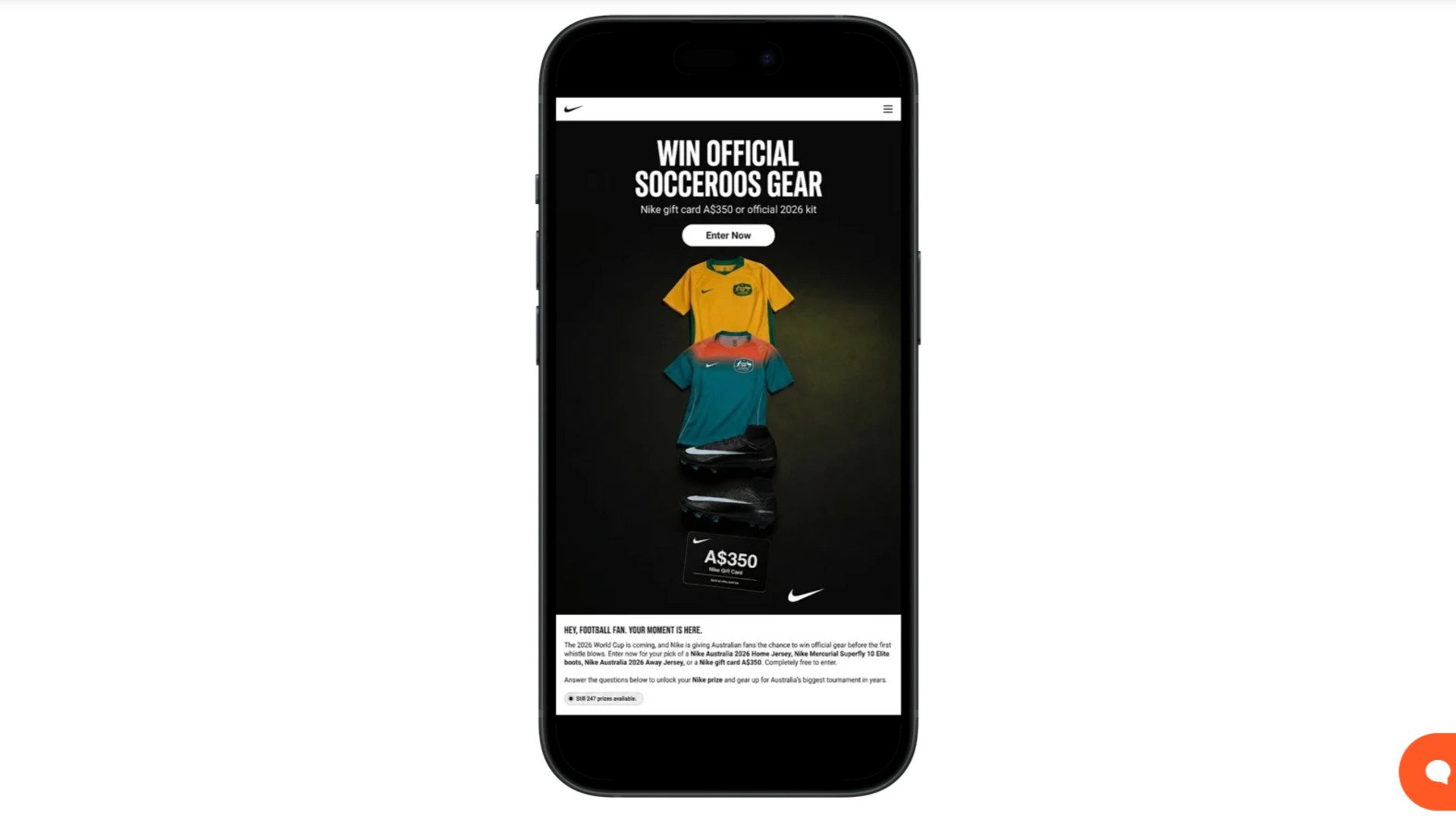 L'entrée vers un faux site Nike. © Zimperium