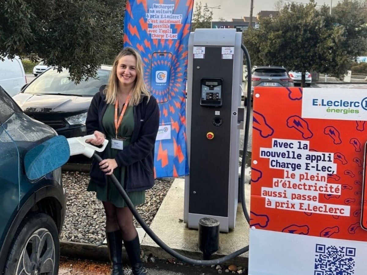 E.Leclerc veut devenir votre prochain arrêt recharge avec Charge E-Lec. © Page Facebook E.Leclerc