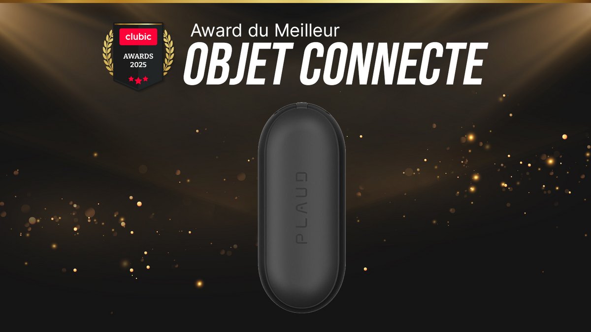 Le Plaud NotePin est le meilleur objet connecté de 2025 ©Clubic.com