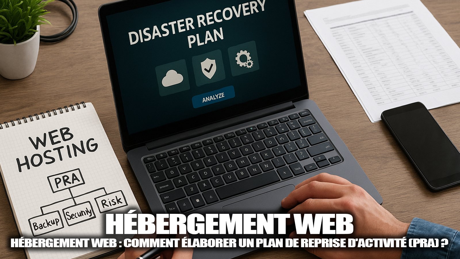 Mettre en place un Plan de Reprise d’Activité (PRA) en hébergement web permet de limiter les interruptions, protéger vos données et assurer la continuité de votre site face aux imprévus - © Axel Reghis | OpenAI