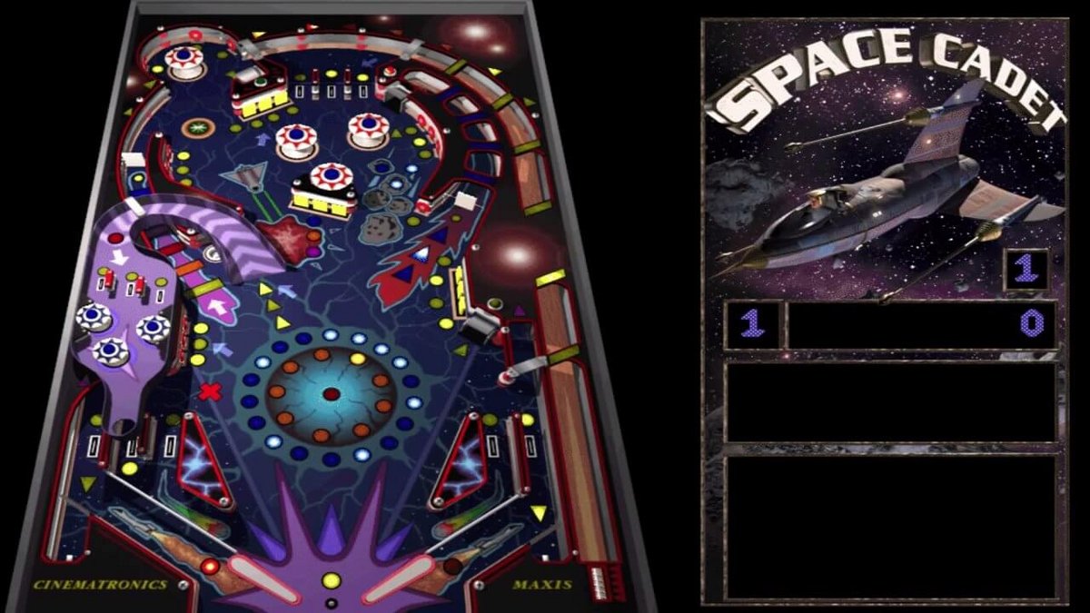 Dans les années 90, Windows embarquait un célèbre jeu de flipper © MyAbandonware
