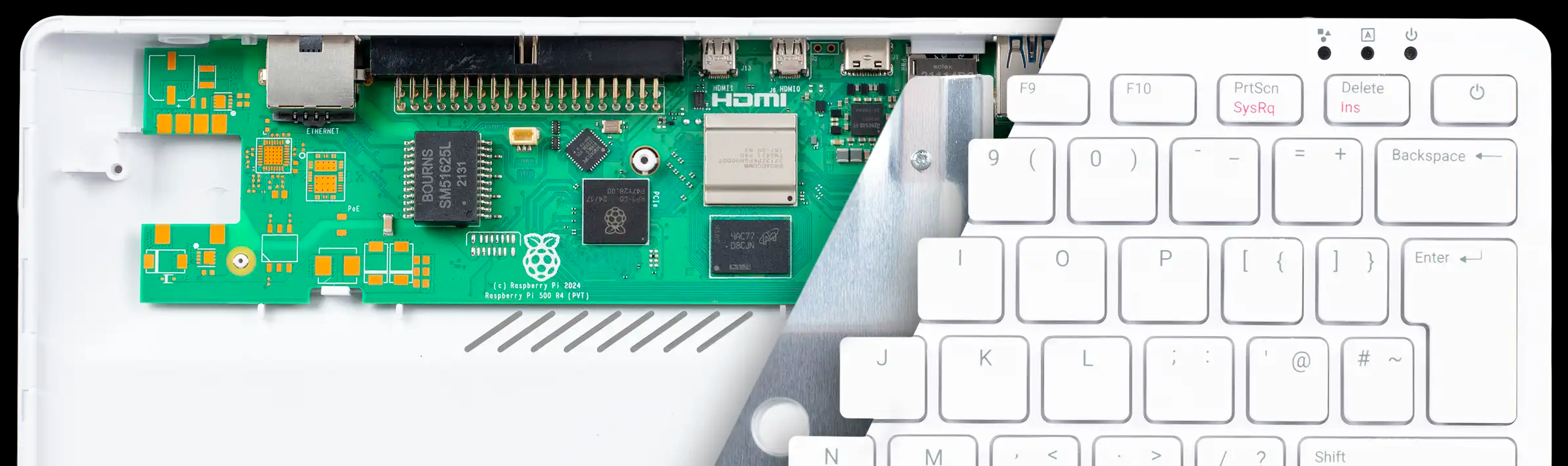 Le Pi500 ressemble comme deux gouttes d'eau au Pi 400, processeur excepté. ©Raspberry Pi