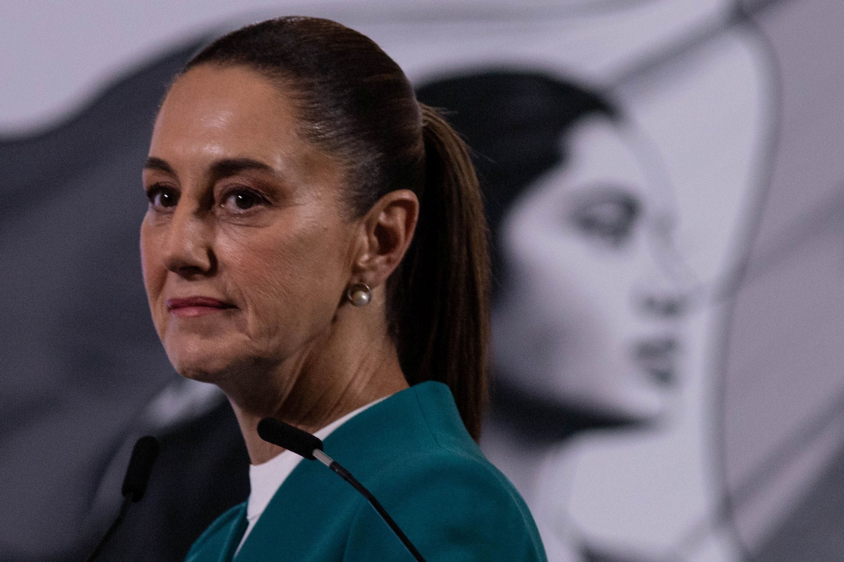 La présidente du Mexique, Claudia Sheinbaum Pardo, conteste la décision de Google et le décret de Donald Trump © Octavio Hoyos / Shutterstock