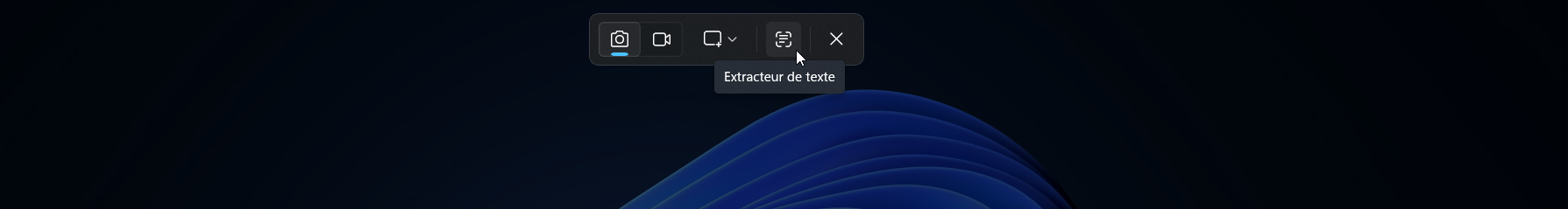 Le module OCR s'émancipe enfin de l'application Capture d'écran pour extraire du texte image à la volée. © Clubic