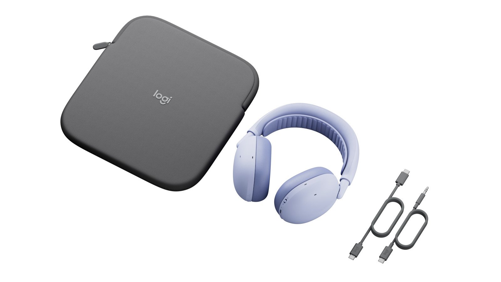 Le casque Zone Vibe Pro et ses accessoires. ©Logitech