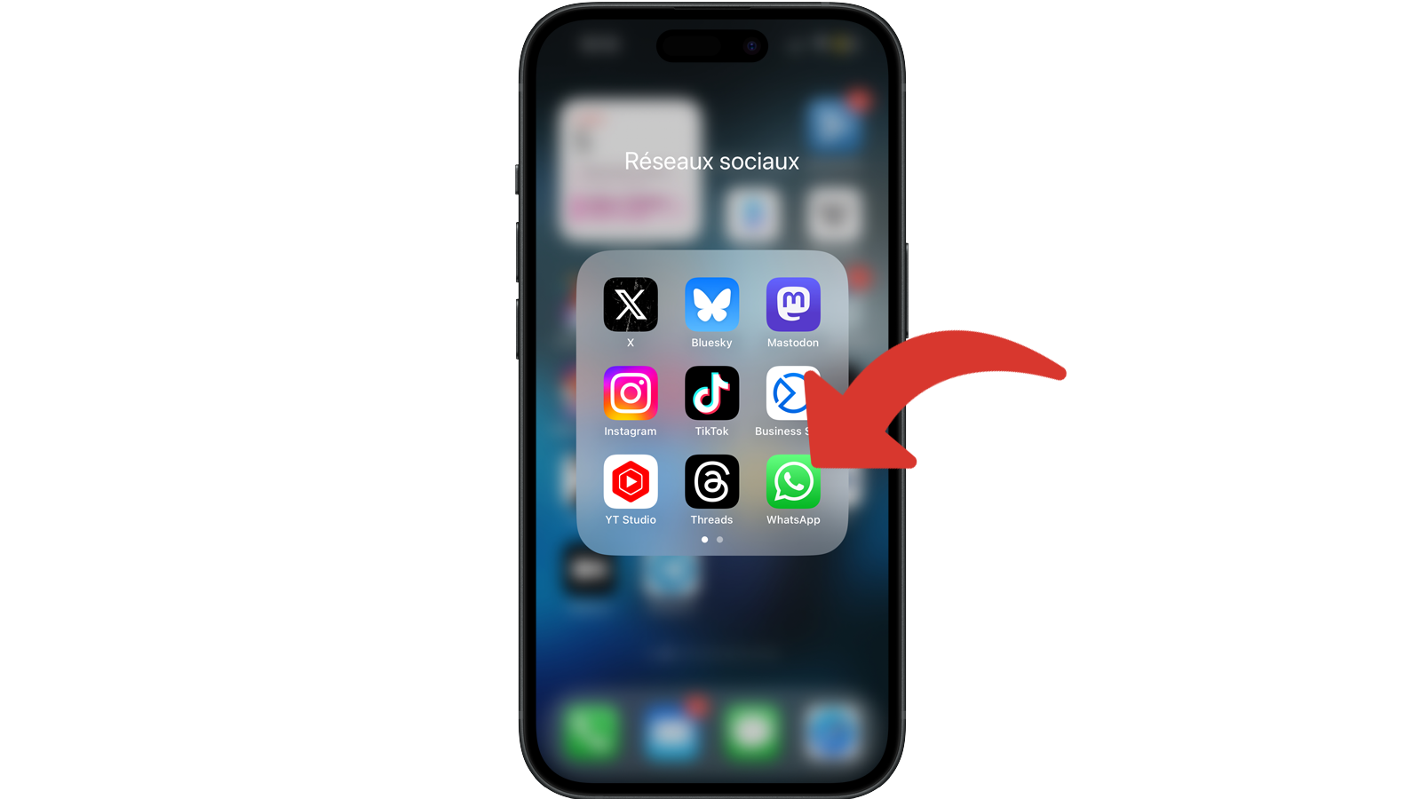 Ouvrir l'application WhatsApp © Clubic