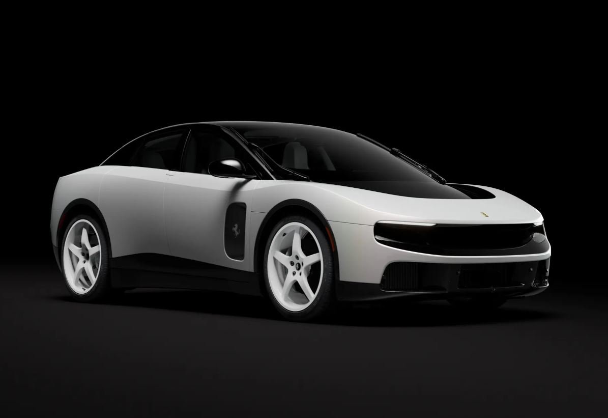 Une Ferrari Luce dotée d'une teinte exclusive Madreperla Semi-Gloss. ©RM Sotheby's