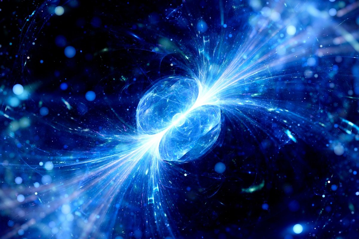 Vue d'artiste de rayons gamma. ©sakkmesterke / Shutterstock.com