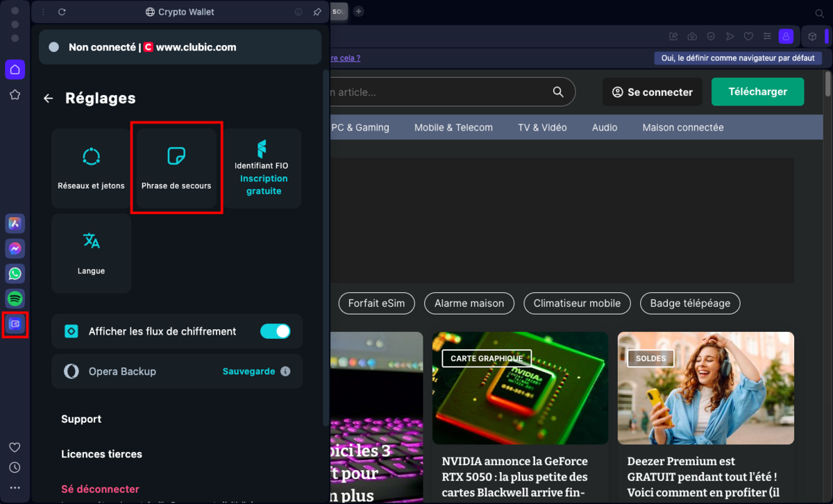 opera crypto wallet