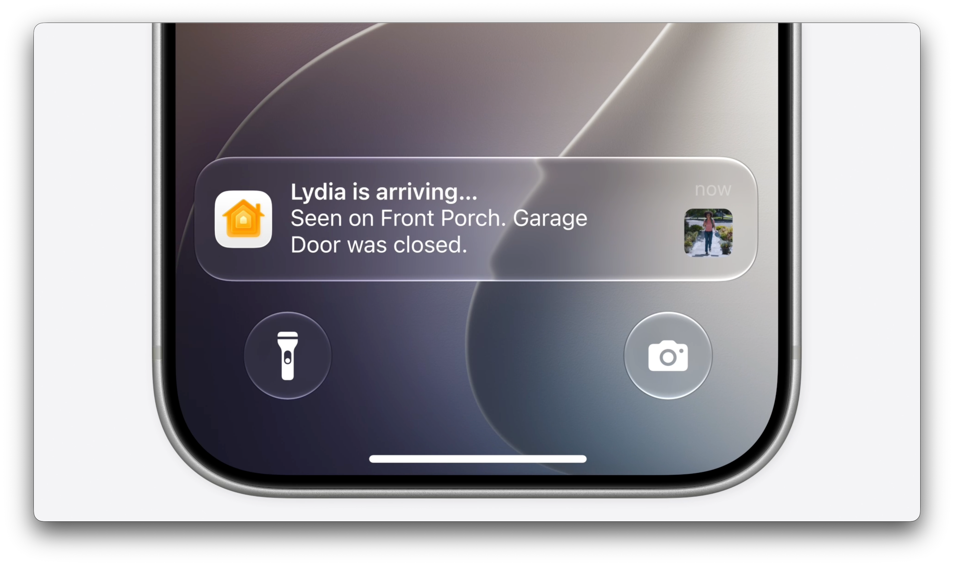 Apple Maison pourra reconnaitre vos proches ©Apple