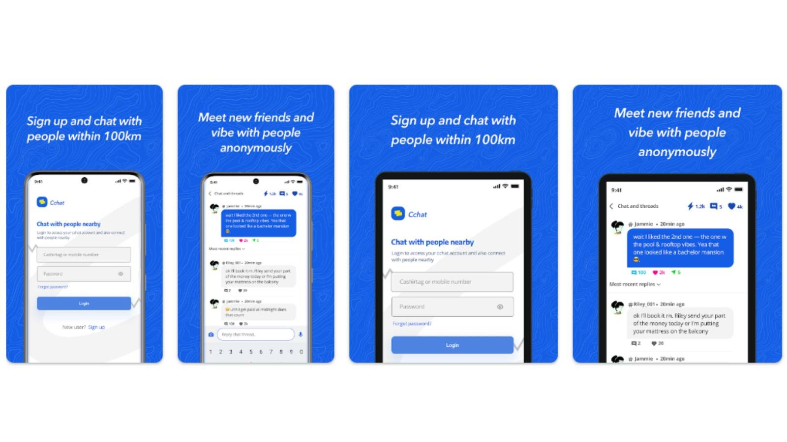 Cchat est une application de chat simple pour échanger des messages, photos et vidéos, avec une attention portée à la confidentialité et à la gestion des données. © Cashir