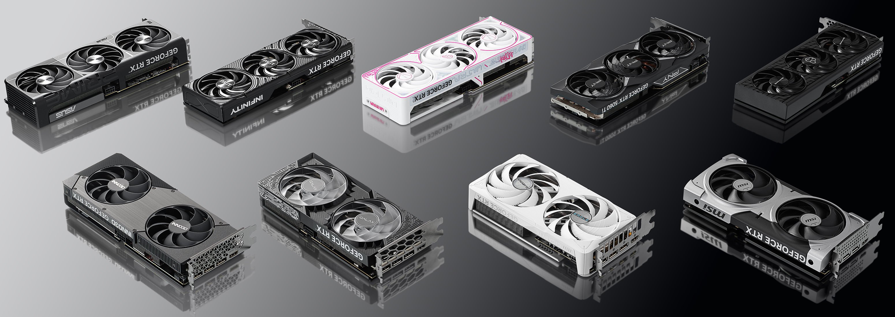 Les GeForce RTX 5060 Ti ont presque disparu du classement des ventes. ©NVIDIA