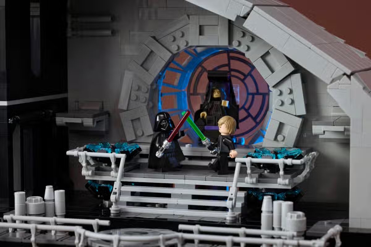 Les scènes cultes de la première trilogie sont toutes présentes ©Lego