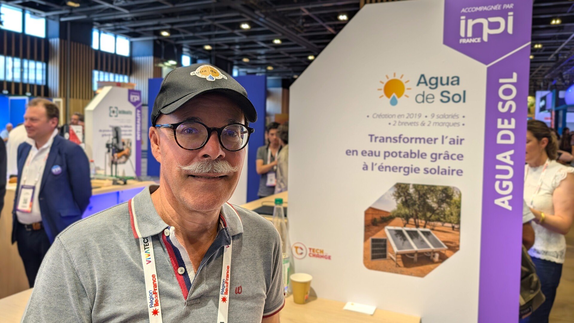 Luc Métivier, cofondateur et président d'Agua de Sol. © Alexandre Boero / Clubic