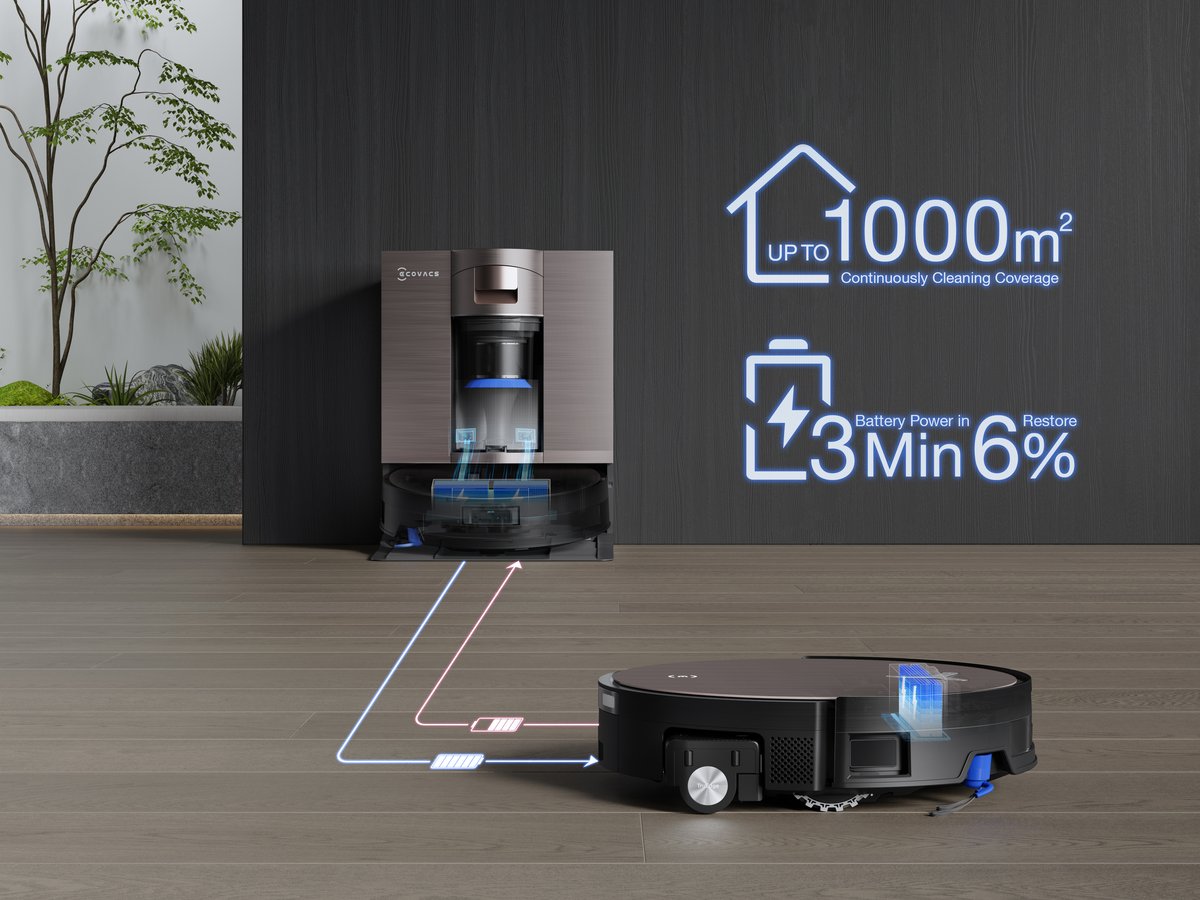 La charge PowerBoost ©Ecovacs