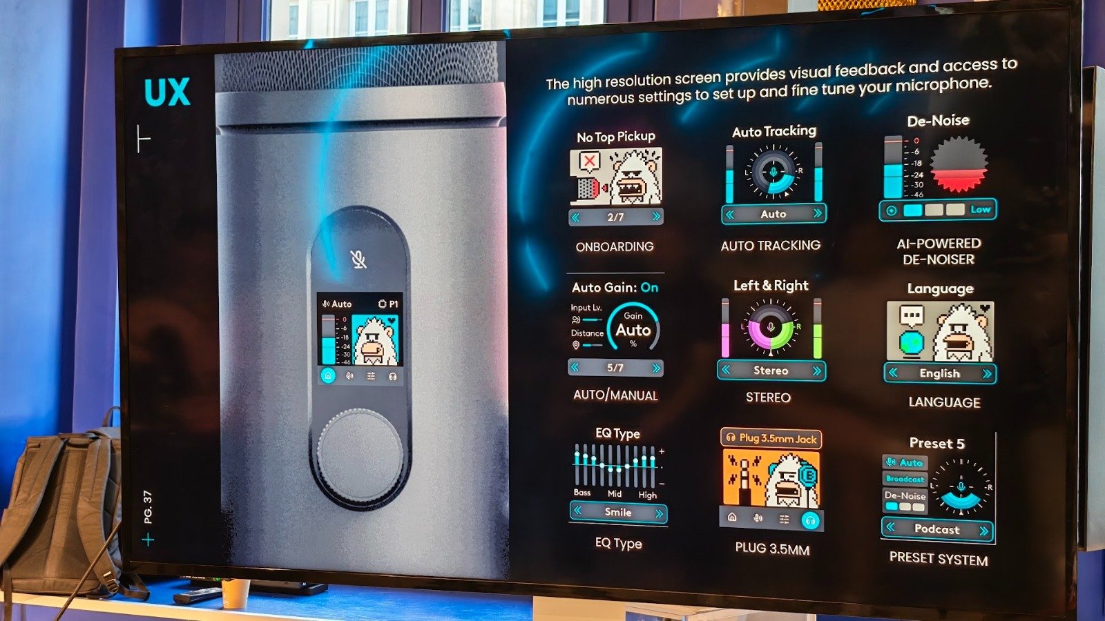 Les fonctions et interfaces utilisateurs du Yeti 2. ©Nicolas Guyot pour Clubic