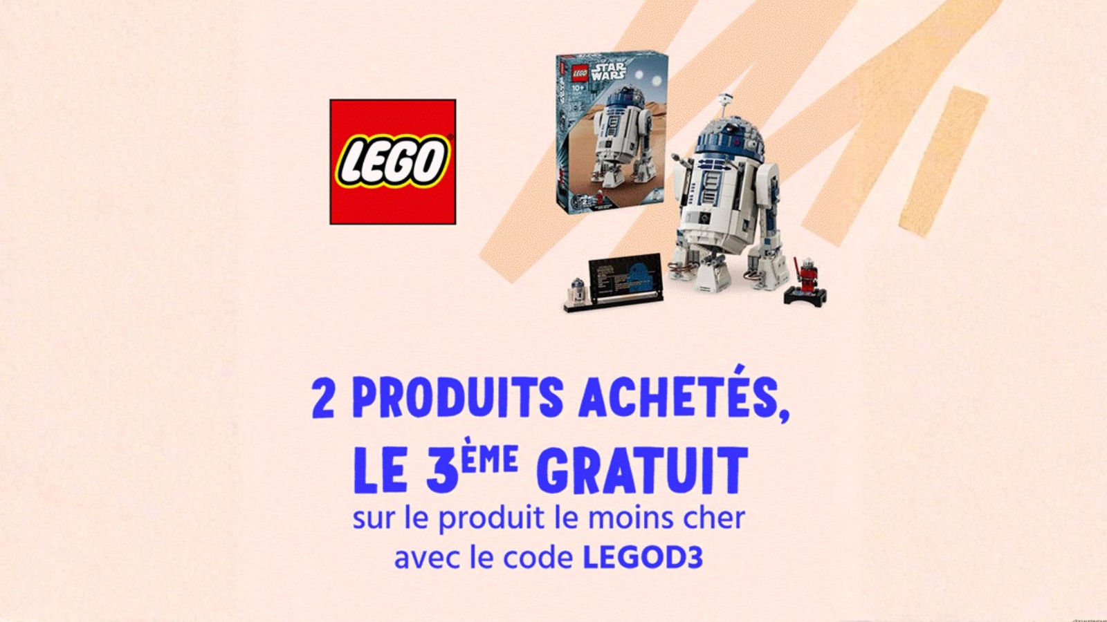 Cdiscount régale les fans de LEGO : 2 achetés = le 3e offert jusqu’au 15 octobre © clubic