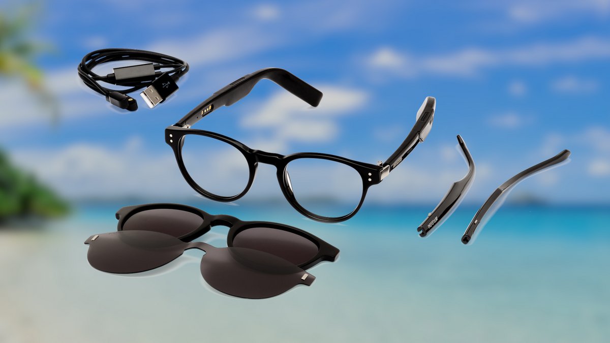 Voici le kit complet des Magic Connect d'Afflelou. © Clubic / Afflelou