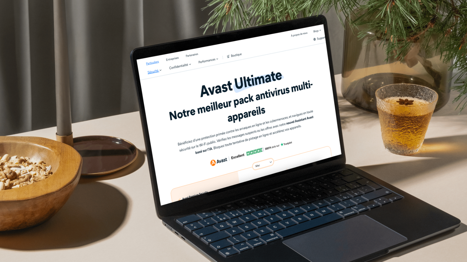 Connectez jusqu'à 10 appareils simultanément selon l'abonnement Avast Ultimate choisi © Avast