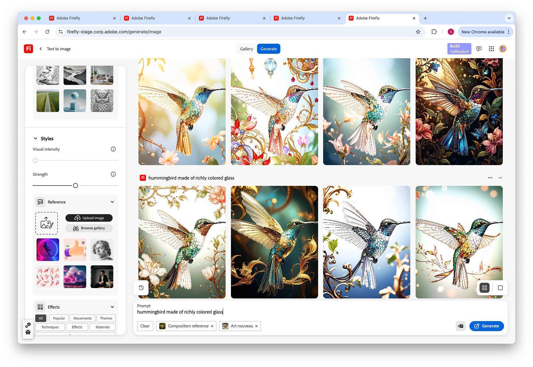 Les modèles de l'intelligence artificielle maison, Firefly, passent à la version 4. ©Adobe