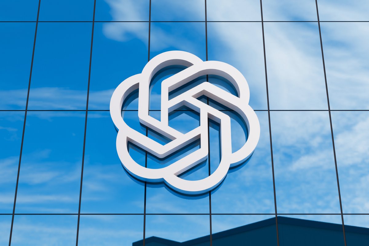 Le logo d'OpenAI. ©Prathmesh T / Shutterstock