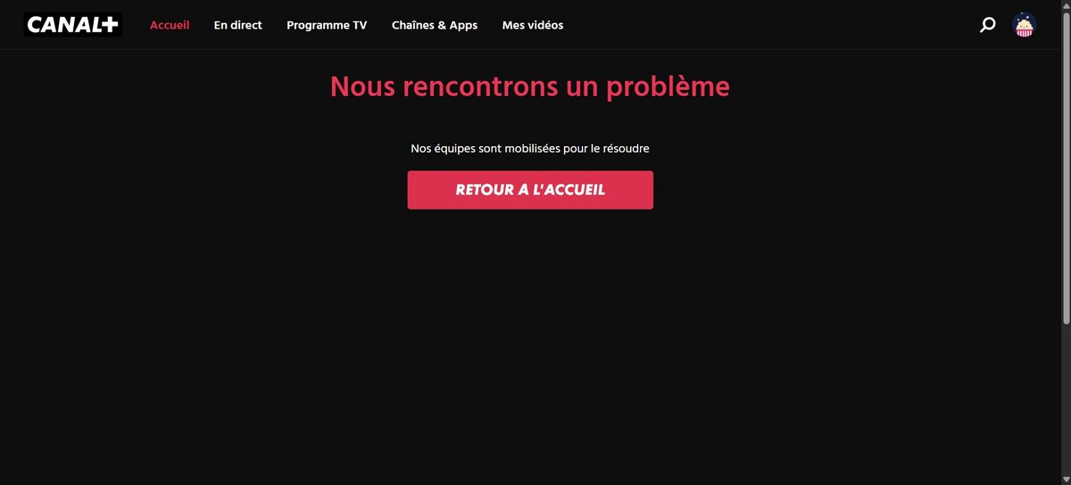 Canal+ est en panne mardi © Alexandre Boero / Clubic
