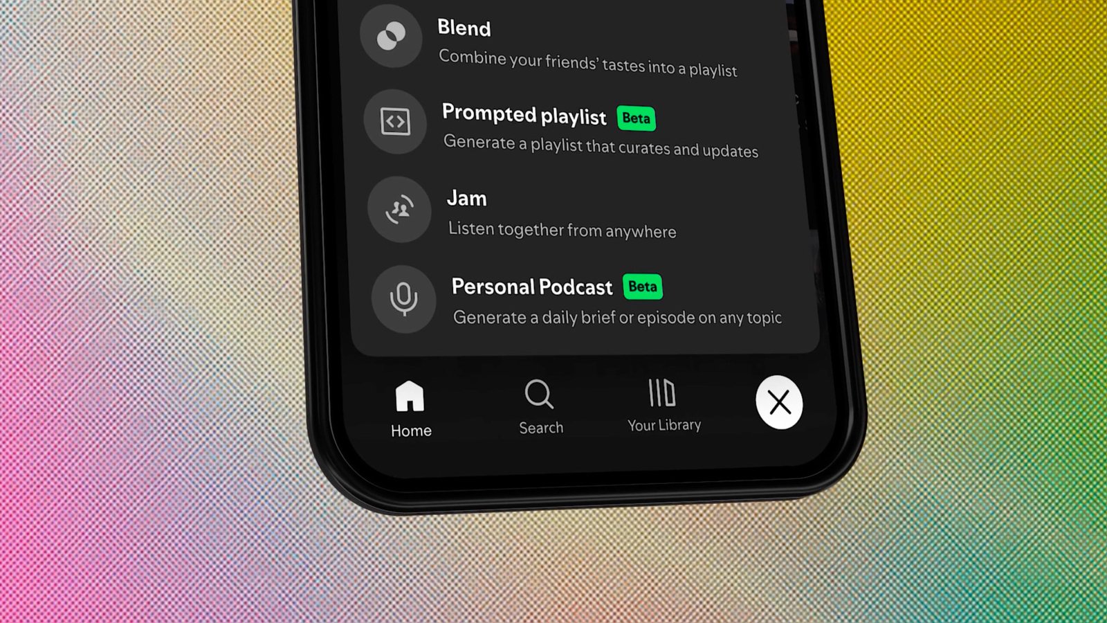 Spotify n'est plus seulement une application de musique : la plateforme suédoise multiplie les services pour continuer d'attirer des abonnés. © Spotify