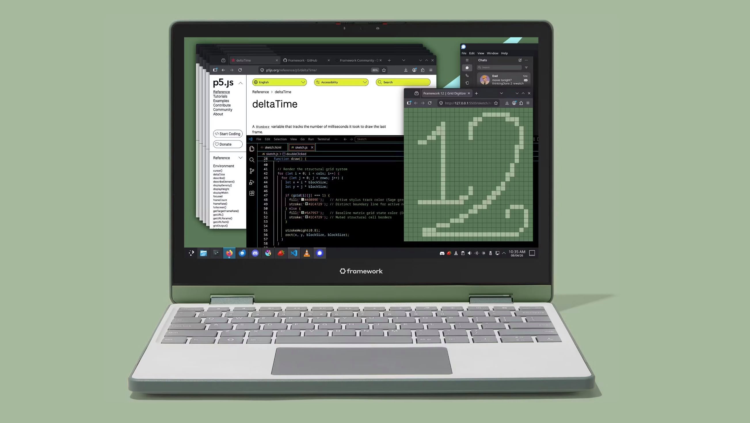 Le Framework Laptop 12 et son look très « cartoon » // © Framework