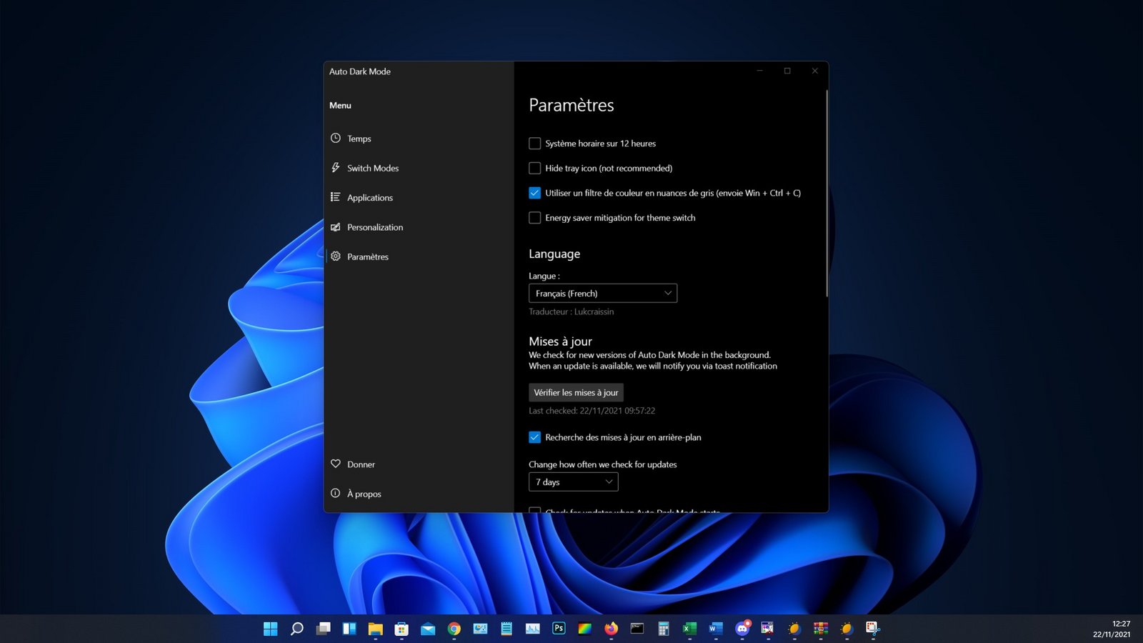 Auto Dark Mode © Clubic