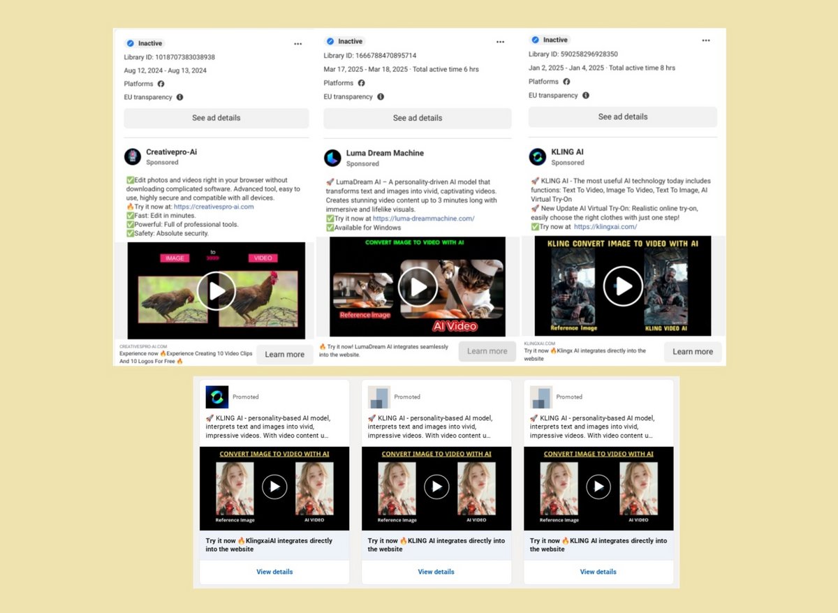 Des publicités Facebook et LinkedIn malveillantes © Mandiant
