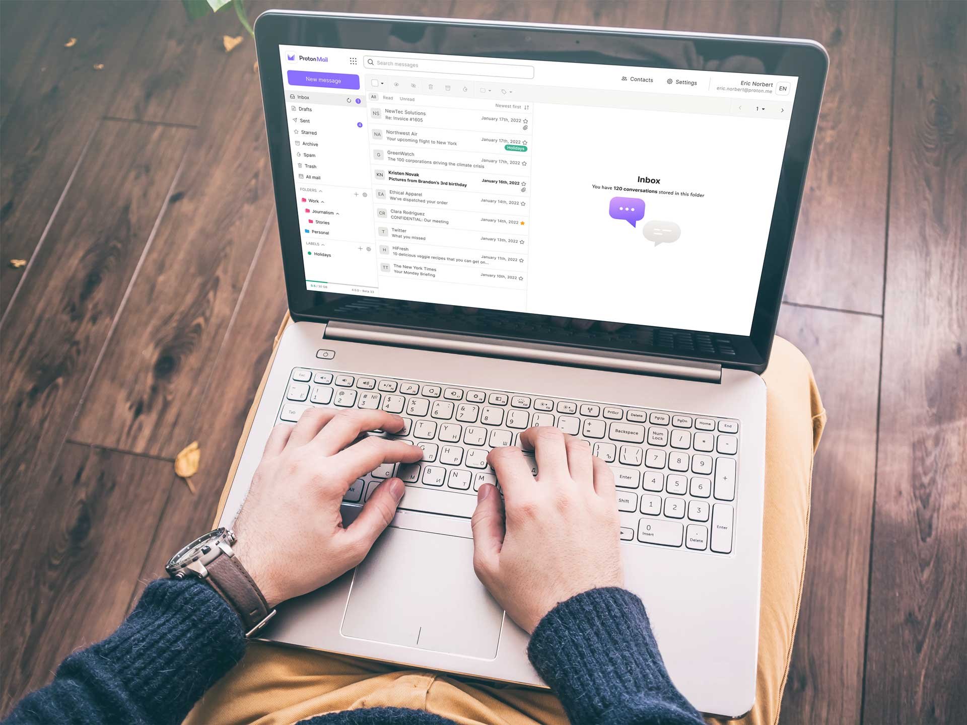 protonmail banner #disc