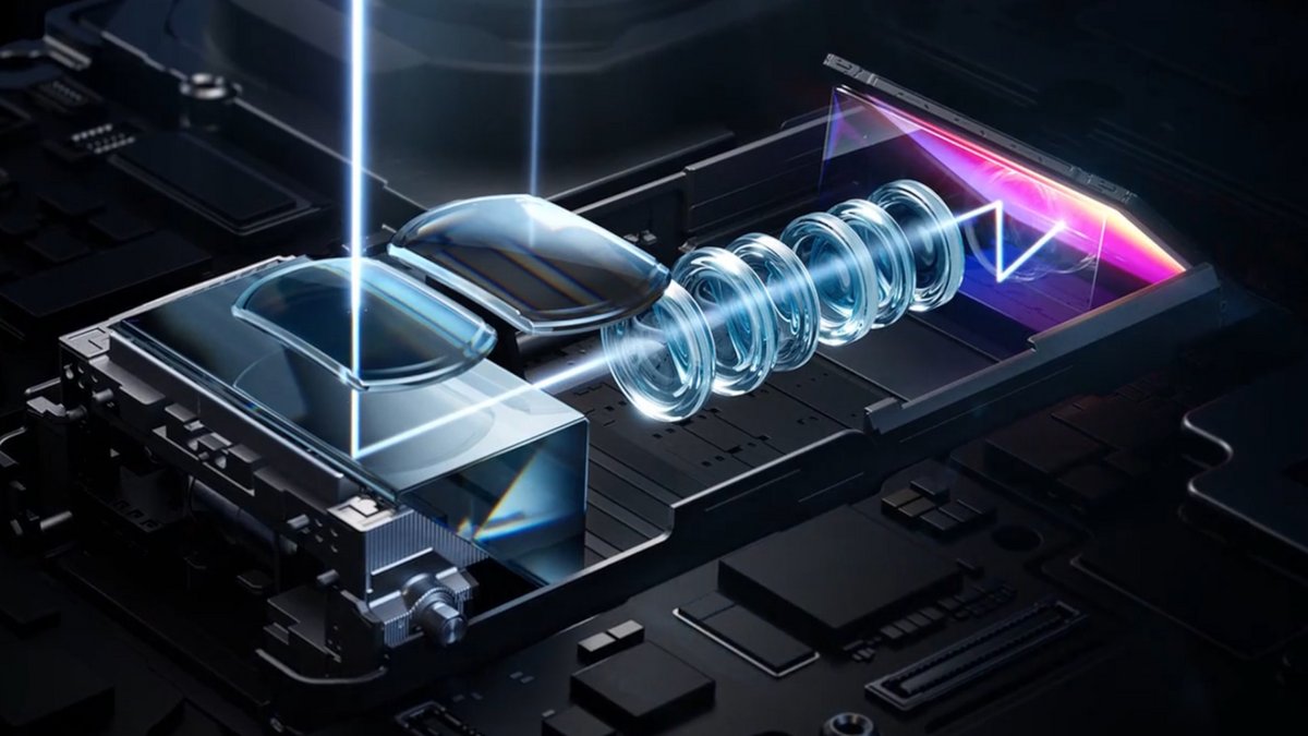 Le double téléobjectif commutable 3,7x/9,4x (zoom 83 ou 212 mm). ©Huawei