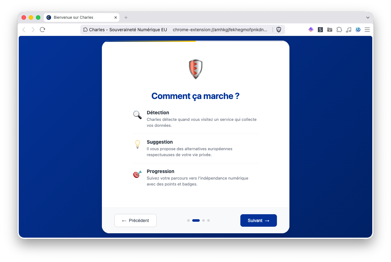Cette extension Chrome vous propose des alternatives souveraines en temps réel