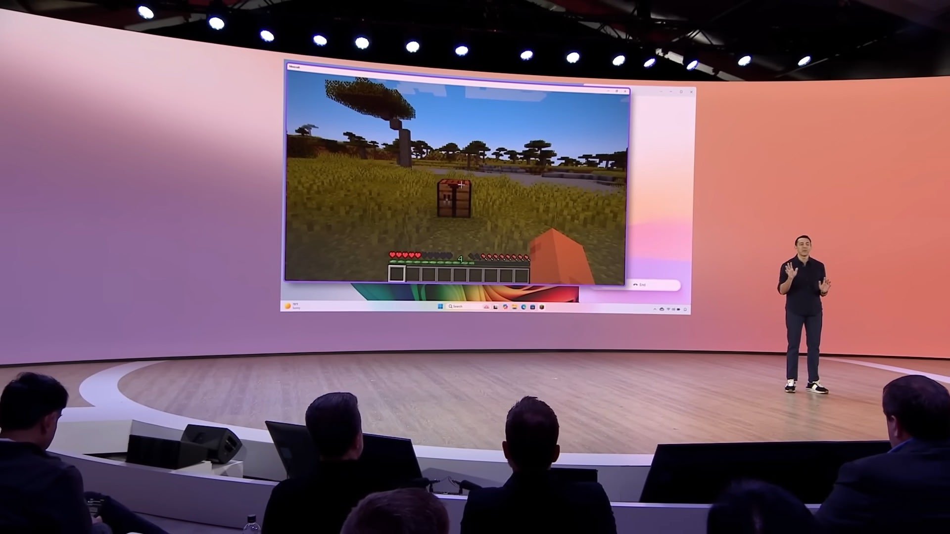 Gaming Copilot avait été présenté à l'évènement Copilot+ de mai 2024. © Microsoft