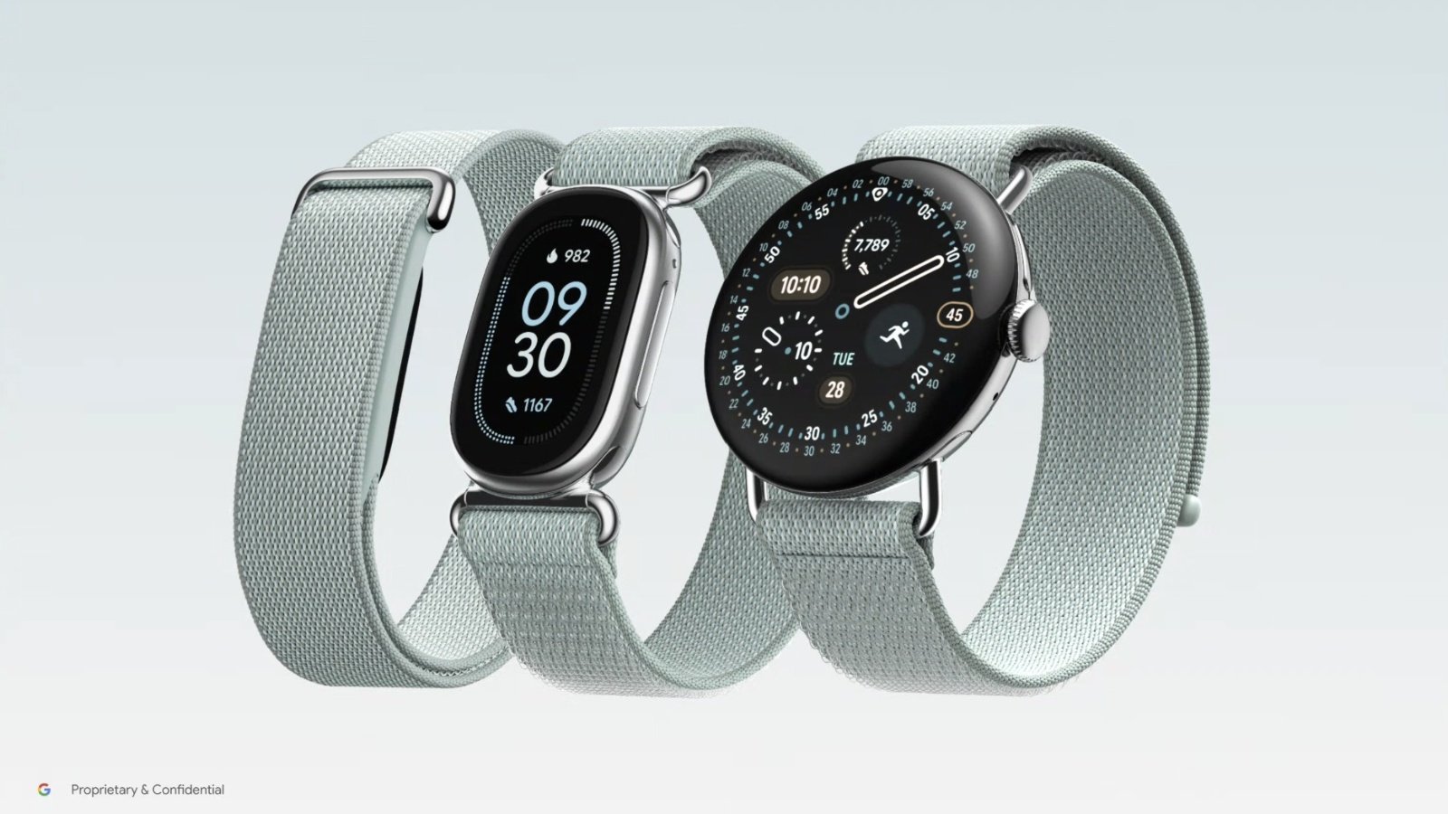 Dans la famille Fitbit et Pixel, je voudrais l'Edge (on vous aide, c'est celui au milieu entre l'Air et la Pixel Watch 5). ©Google