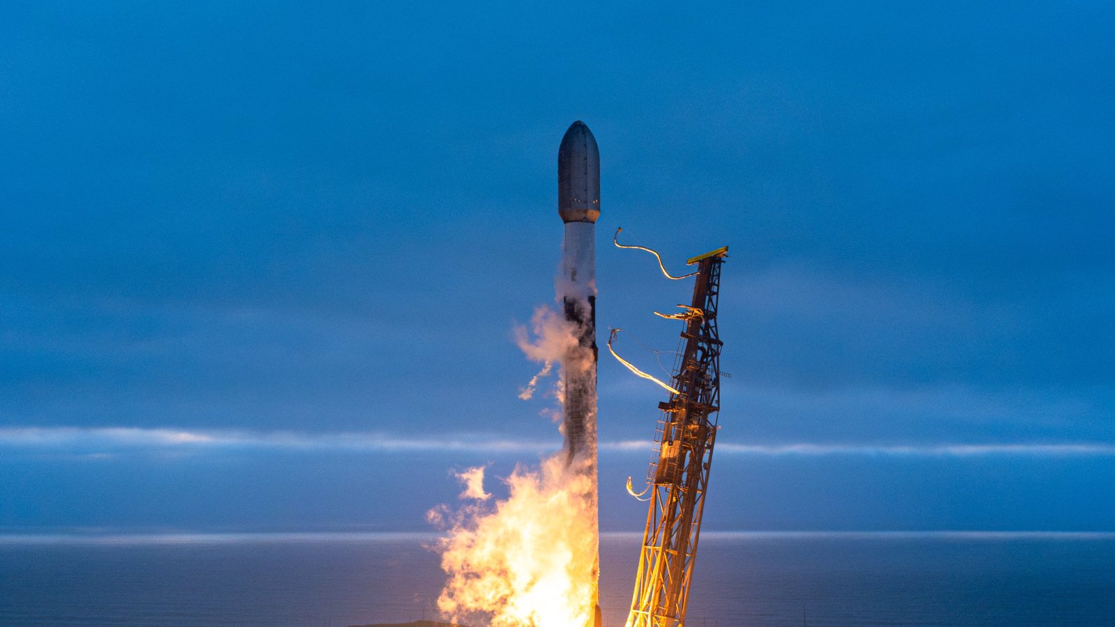 La fusée Falcon 9 de SpaceX. ©SpaceX