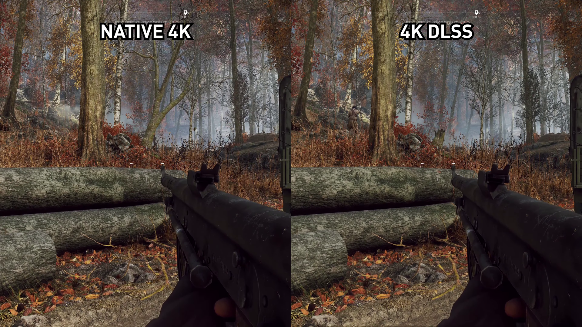 En 2019, sur Battlefield V, le rendu DLSS 1 était largement perfectible. ©Hardware Unboxed