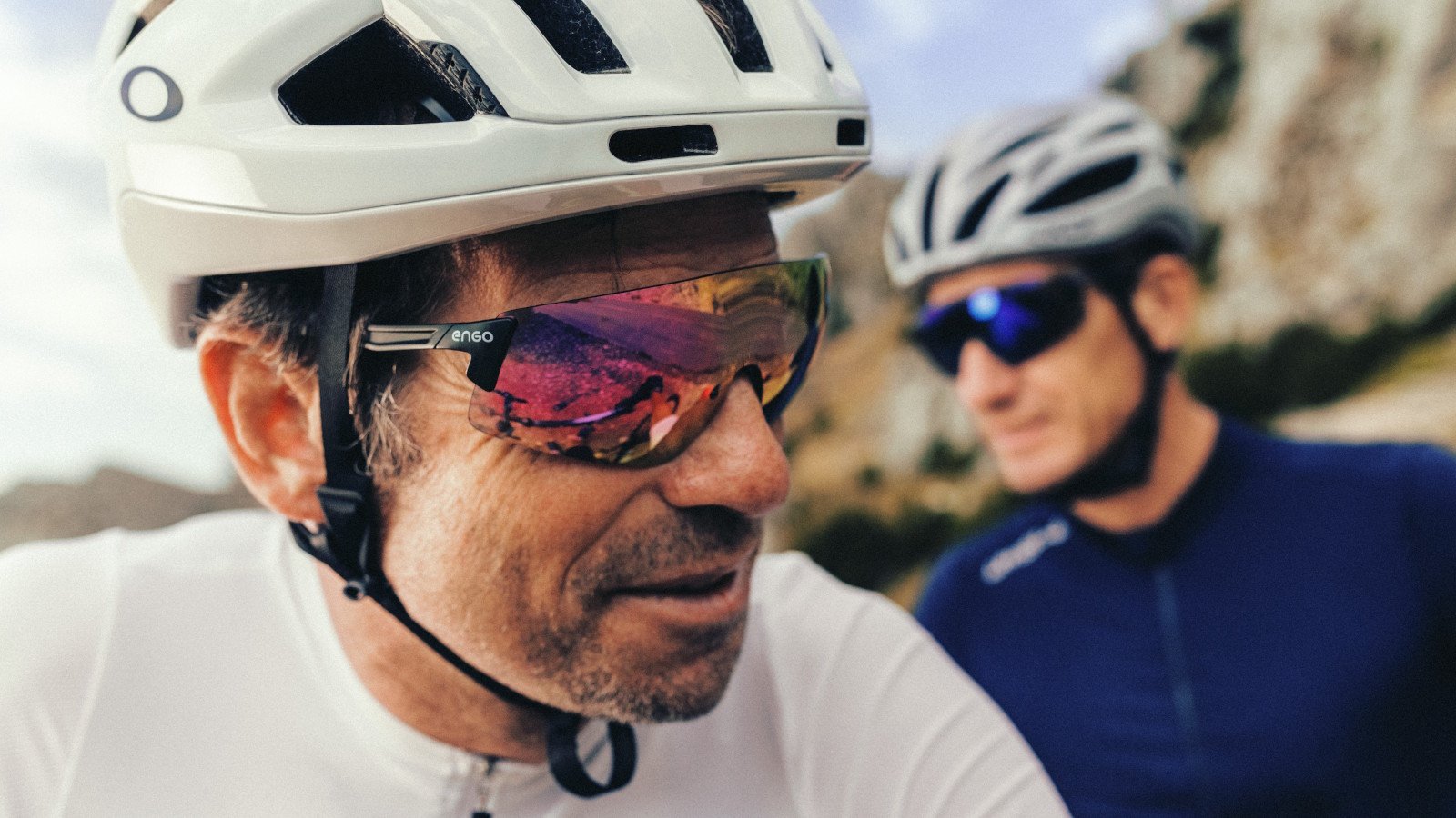 Les lunettes connectées engo3 Cyclist. ©Engo