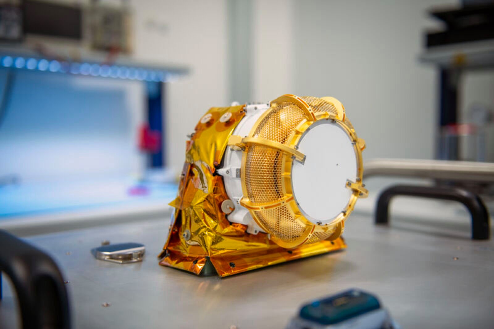 L'instrument Low-Energy Electron Spectrometer, dit LEES. © Sébastien CHASTANET / Observatoire Midi-Pyrénées