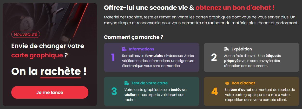 La procédure est toute simple. ©Matériel.net