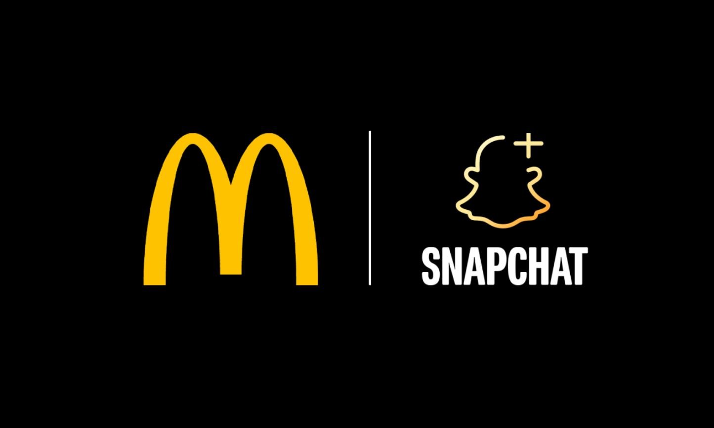 Une collaboration historique entre McDonald's et Snapchat. ©McDonald's
