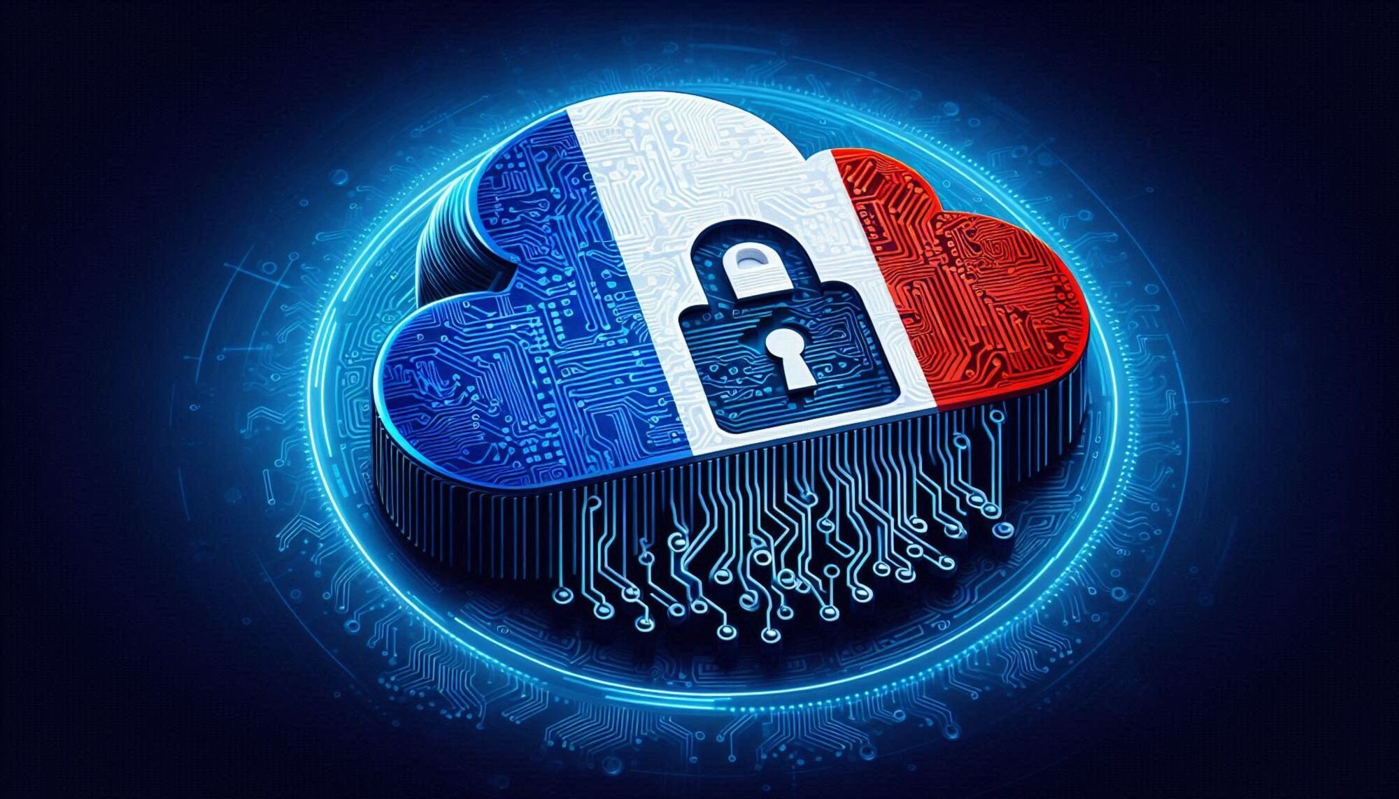 Plusieurs entreprises françaises proposent un Cloud avec les plus hauts standards de sécurité français et européen © Microsoft Designer, pour Clubic