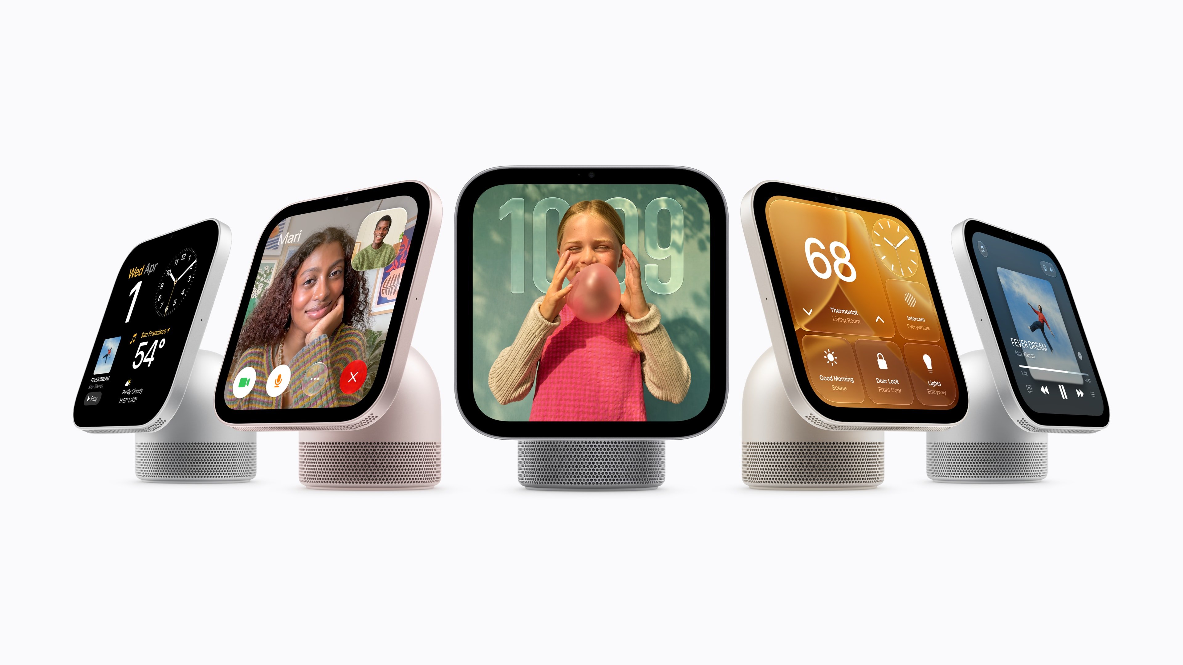 Apple préparerait déjà le futur du HomeView avec un écran robotisé ©Apple